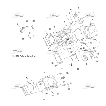 ENGINE, CYLINDER & HEAD