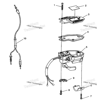 CONTROLSTHROTTLE ASM./CABLE TRAIL BOSS