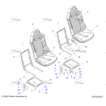 BODY, SEAT ASM. AND SLIDER