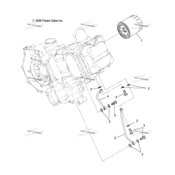 ENGINE, OIL FILTER