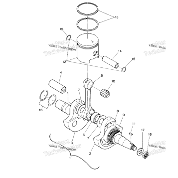 CRANKSHAFT & PISTON ASSEMBLY