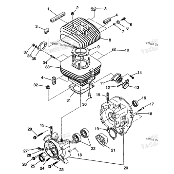 CRANKCASE & CYLINDER TRAIL BLAZER