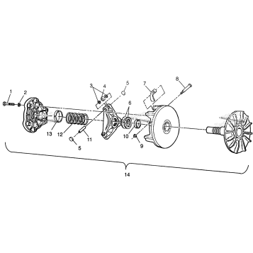 DRIVE CLUTCH MAGNUM 4X4 & SWEDISH MAGNUM 4X4 S968144