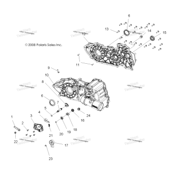 DRIVE TRAIN, MAIN GEARCASE
