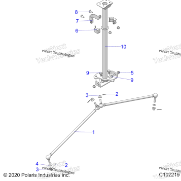 STEERING, STEERING POST ASM
