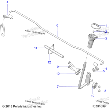 DRIVE TRAIN, GEAR SELECTOR A19SDE57F1/SDA57F1