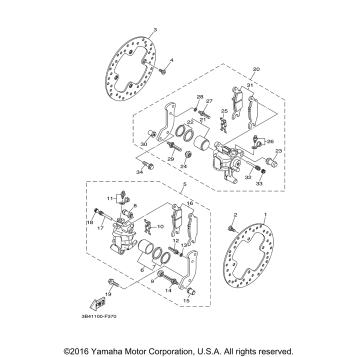 REAR BRAKE CALIPER