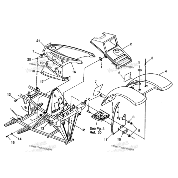FRONT CAB ASSEMBLY 6X6 350L