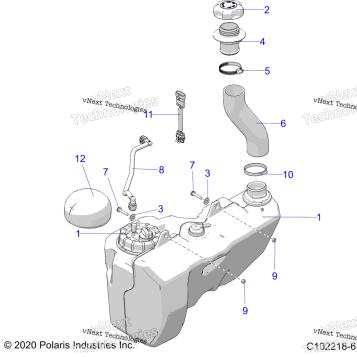 BODY, FUEL TANK