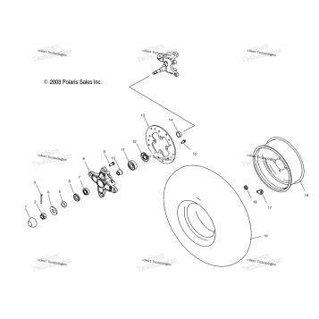 FRONT HUB & FRONT WHEEL