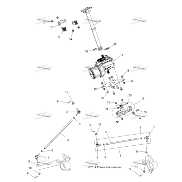 STEERING, STEERING POST ASM