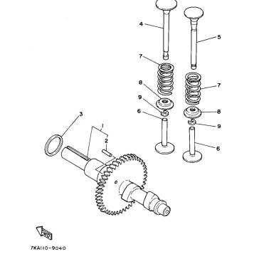 CAMSHAFT - VALVE
