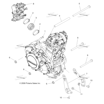 ENGINE, MOUNTING