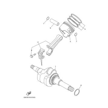 CRANKSHAFT PISTON