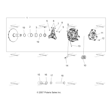 DRIVE TRAIN, PRIMARY CLUTCH