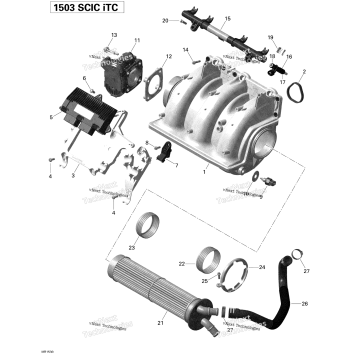 AIR INTAKE MANIFOLD AND THROTTLE BODY