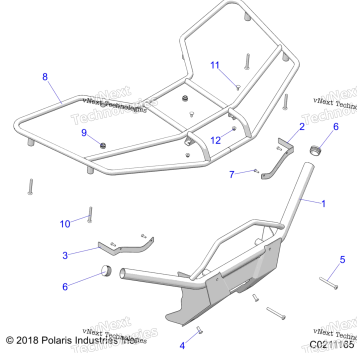 BODY, FRONT RACK