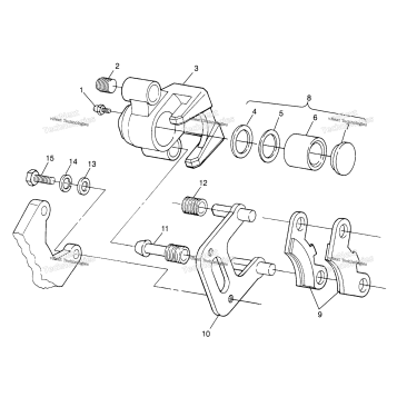 FRONT BRAKE XPRESS 300 & XPRESS 400 W969540