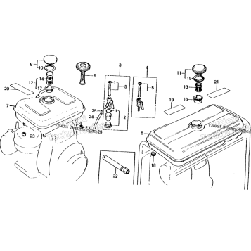 FUEL TANK + FUEL VALVE