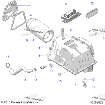 ENGINE, AIR INTAKE