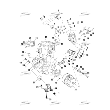 ENGINE MOUNTING A02BG50AA/AC