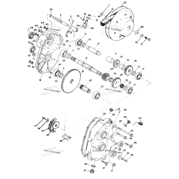 GEARCASE ASSEMBLY TRAIL BOSS