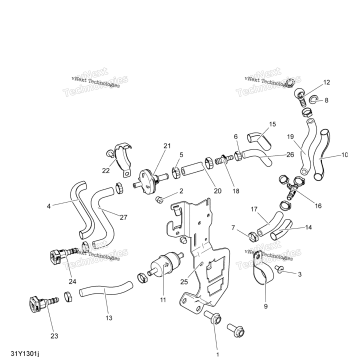 FUEL HOSES (HEAT MANAGEMENT KIT)