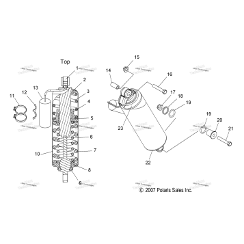 SUSPENSION, SHOCK, REAR TRACK (7043216) (49SNOWSHOCKREAR7043216CR)