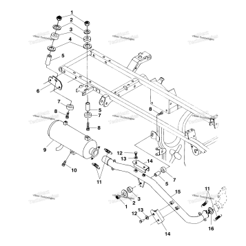 EXHAUST SYSTEM A99CH50EB