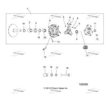 DRIVE TRAIN, PRIMARY CLUTCH