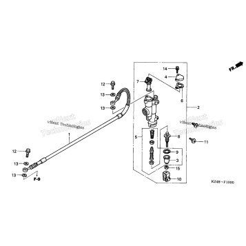 REAR BRAKE MASTER CYLINDER