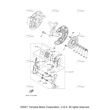 FRONT BRAKE CALIPER