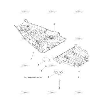 BODY, SKID PLATES