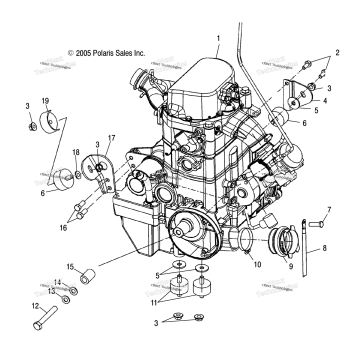 ENGINE MOUNTING /AD/AF