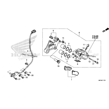 REAR BRAKE CALIPER (2)
