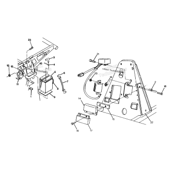 BATTERY BOX ASSEMBLY 250 4X6