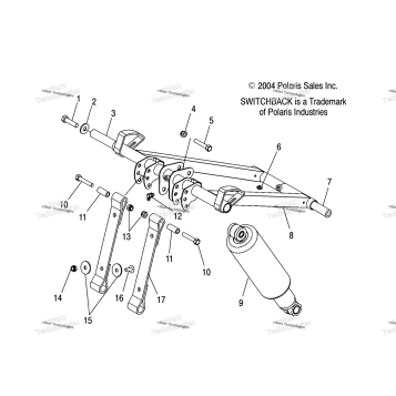 TORQUE ARM, FRONT