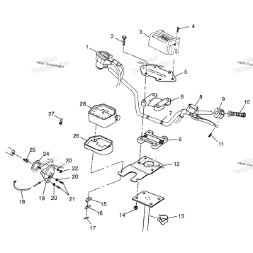 STEERING HANDLEBAR SPORTSMAN 400L