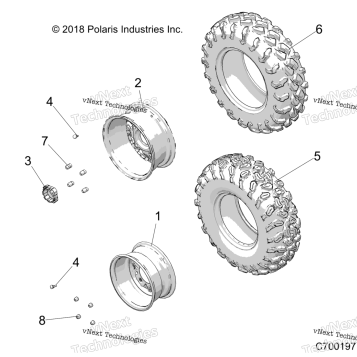WHEELS, FRONT R18RGE99BM/BB/B7/KBS/UB9/UBG