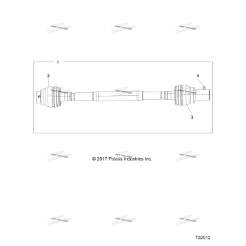 DRIVE TRAIN, REAR PROP SHAFT