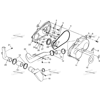 CLUTCH COVER XPLORER 300