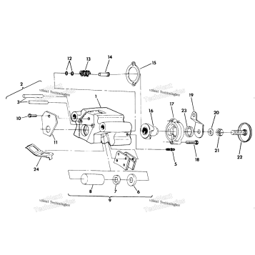 REAR BRAKE ASSEMBLY 350 2X4 UPDATE