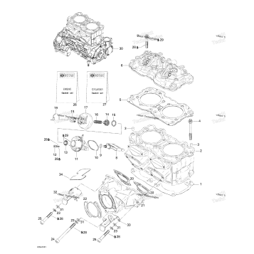 CYLINDER, EXHAUST MANIFOLD