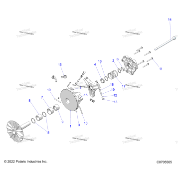 DRIVE TRAIN, PRIMARY CLUTCH