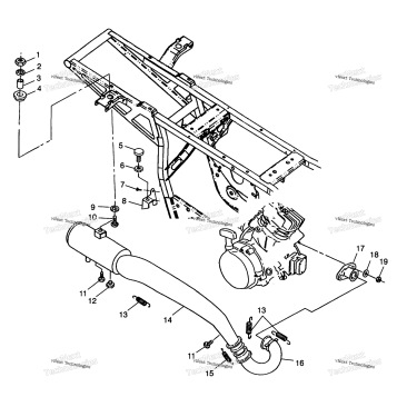 EXHAUST SYSTEM XPLORER 300