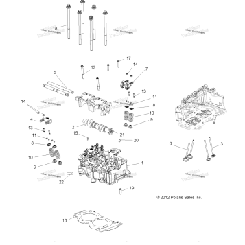 ENGINE, CYLINDER HEAD, CAM & VALVES