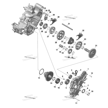 ROTAX - GEAR BOX 2 - 420686565 - NORTH EDITION