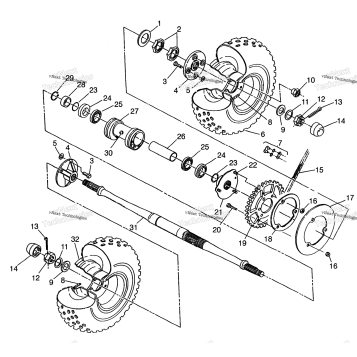 REAR WHEEL DRIVE XPLORER 400L