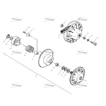 DRIVEN CLUTCH A01BG50AA
