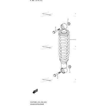 REAR SHOCK ABSORBER (LT-A750XPZ)